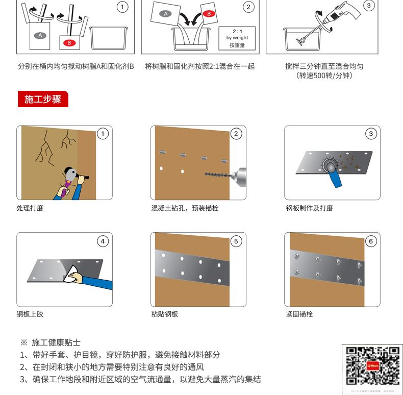 包钢德庆粘钢加固施工过程